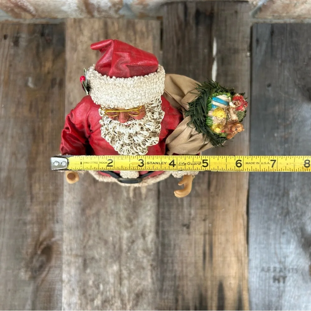 Clothtique Possible‎ Dreams Santa figurine 1988 Hand Crafted Holiday Nostalgia